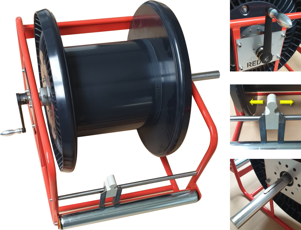 DRW-560S Electrical Winch Small Duct Mapping System - ID Range of